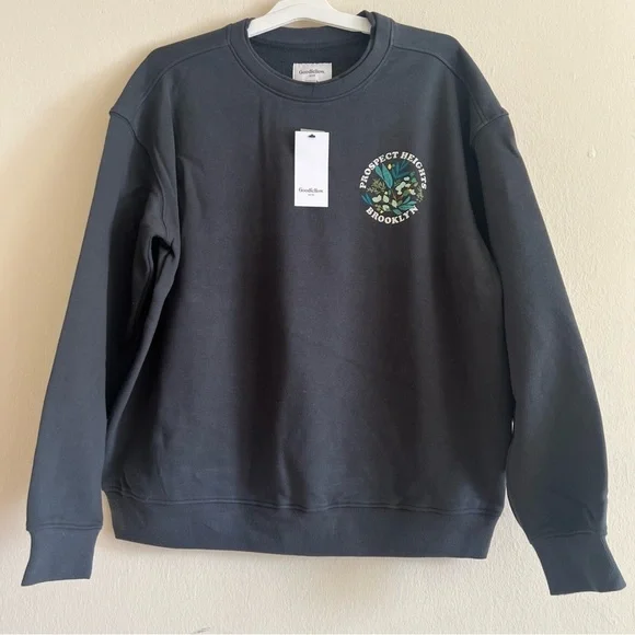 Goodfellow & Co Men’s Sweatshirt Size Large Prospect Heights Brooklyn NWT - Picture 3 of 7